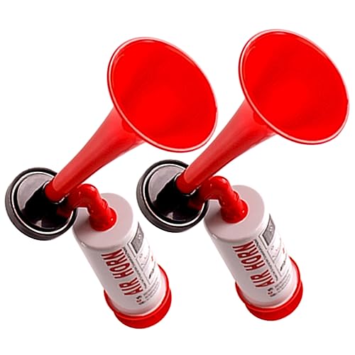 HIAKDOFT 2 Stück Handheld Cheer Air Horn Tragbare Drucklufttröte für Partys Sportevents und Feiern Lautes für Fußballfans und Besondere Anlässe HIAKDOFT 2 Stück Handheld Cheer Air Horn Tragbare Drucklufttröte für Partys Sportevents und Feiern Lautes für Fußballfans und Besondere Anlässe von HIAKDOFT