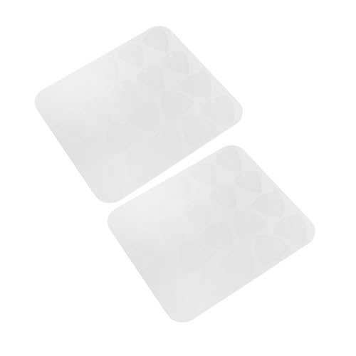 HIAKDOFT 2 Stück Silikon Gitarren-plektrum Formen für DIY Gitarren Bass-plektren Langlebige Flexible Gießform für Resin Schlüsselanhänger und Schmuckherstellung von HIAKDOFT
