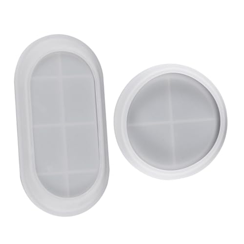 HIAKDOFT 2 Stück Silikonform DIY Tray Teilig Oval Rechteckig Kreative Epoxidharz Gießform Praktisch Glatt Leicht zu Entformen für Handgemachte Aufbewahrungsschalen HIAKDOFT 2 Stück Silikonform DIY Tray Teilig Oval Rechteckig Kreative Epoxidharz Gießform Praktisch Glatt Leicht zu Entformen für Handgemachte Aufbewahrungsschalen von HIAKDOFT