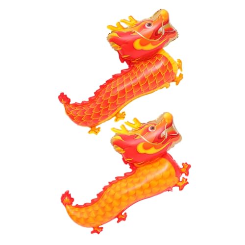HIAKDOFT 2 Stück Teiliges Chinesisches Drachenfolienballon Lebendige Frühlingsfest dekoration Leichter Aufblasbarer Partyballon als Foto requisite und Festliche Raumgestaltung HIAKDOFT 2 Stück Teiliges Chinesisches Drachenfolienballon Lebendige Frühlingsfest dekoration Leichter Aufblasbarer Partyballon als Foto requisite und Festliche Raumgestaltung von HIAKDOFT