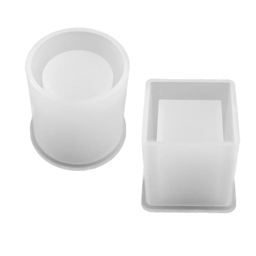 HIAKDOFT 2 Stück Teiliges Silikonform für Stifthalter und Blumentöpfe Flexible Langlebige Gießformen für DIY Resin Epoxidharz Kerzen Seife für Kreative Dekorationen und Bastelprojekte HIAKDOFT 2 Stück Teiliges Silikonform für Stifthalter und Blumentöpfe Flexible Langlebige Gießformen für DIY Resin Epoxidharz Kerzen Seife für Kreative Dekorationen und Bastelprojekte von HIAKDOFT