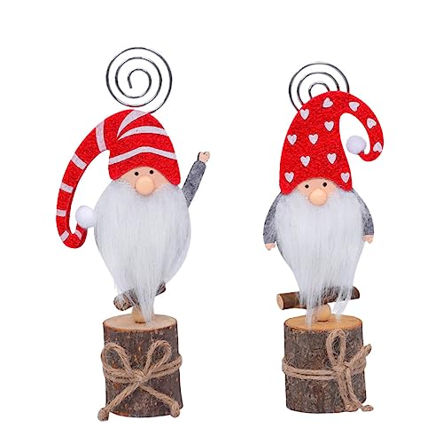 HIAKDOFT 2 Stück Weihnachts Memo Halter Spiralfuß Tischkartenhalter mit Herz und Streifen Cartoon Design für Party Hochzeit Büro Dekoration HIAKDOFT 2 Stück Weihnachts Memo Halter Spiralfuß Tischkartenhalter mit Herz und Streifen Cartoon Design für Party Hochzeit Büro Dekoration von HIAKDOFT