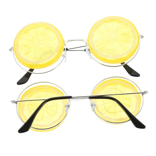 HIAKDOFT 2 Stück Zitronengläser party brillen partybrille Hochzeitsfoto Brillen Hochzeitsfoto Requisiten Strand retro baustützen lustige Brille Cosplay-Party-Brille Yellow HIAKDOFT 2 Stück Zitronengläser party brillen partybrille Hochzeitsfoto Brillen Hochzeitsfoto Requisiten Strand retro baustützen lustige Brille Cosplay-Party-Brille Yellow von HIAKDOFT