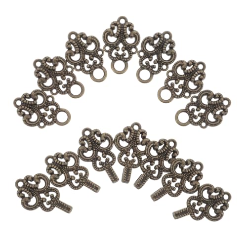 HIAKDOFT 20 Paar Cheongsam Knopf Metallverschluss Kleiderknopf Metallknopfzubehör Nähknöpfe Verschlüsse Retro Knöpfe Mantelknöpfe Für Damen Hemdknopf Chinesischer Knopf von HIAKDOFT