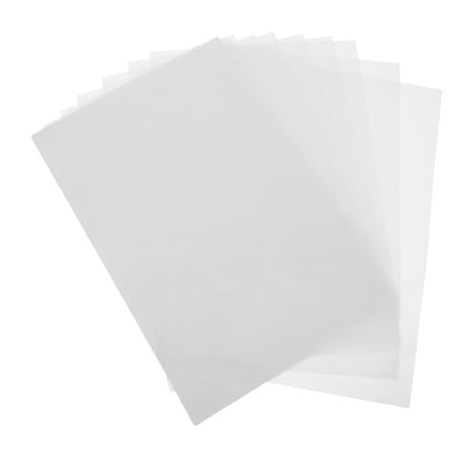 HIAKDOFT 20 Stück Doppelseitige Tpu Heißschmelzklebefolie Stark Haftende Wiederverwendbare Bügelfolie für Stoffe Hitzeaktivierte Leichte Klebefläche für Bekleidung und Nähprojekte von HIAKDOFT