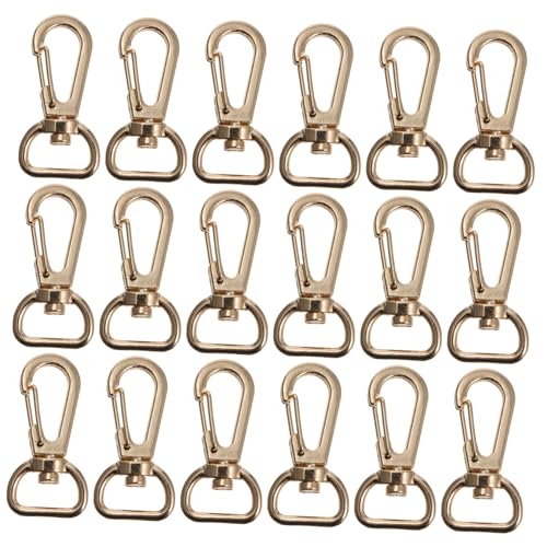 HIAKDOFT 20 Stück Langlebige Legierungs Karabinerhaken für Taschen DIY Schlüsselanhänger Vielseitige Clips für Schmuck Anhänger Zubehör HIAKDOFT 20 Stück Langlebige Legierungs Karabinerhaken für Taschen DIY Schlüsselanhänger Vielseitige Clips für Schmuck Anhänger Zubehör von HIAKDOFT