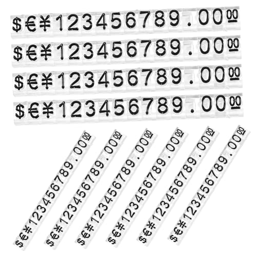 HIAKDOFT 20 Stück Preisschilder Würfel Transparente Zahlen Preisaufsteller Kunststoff Preiswürfel für Schmuck Uhren Dekoration Verkaufsdisplay HIAKDOFT 20 Stück Preisschilder Würfel Transparente Zahlen Preisaufsteller Kunststoff Preiswürfel für Schmuck Uhren Dekoration Verkaufsdisplay von HIAKDOFT