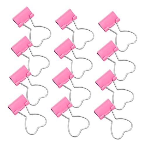 HIAKDOFT 20 Stück Rosa Metall Büroklammern Herzform Süße Lange Papierklammern Vielseitige Papierhalter für Büro Schule und DIY Praktisch Tragbar Dekorative Clips für Dokumentenorganisation HIAKDOFT 20 Stück Rosa Metall Büroklammern Herzform Süße Lange Papierklammern Vielseitige Papierhalter für Büro Schule und DIY Praktisch Tragbar Dekorative Clips für Dokumentenorganisation von HIAKDOFT