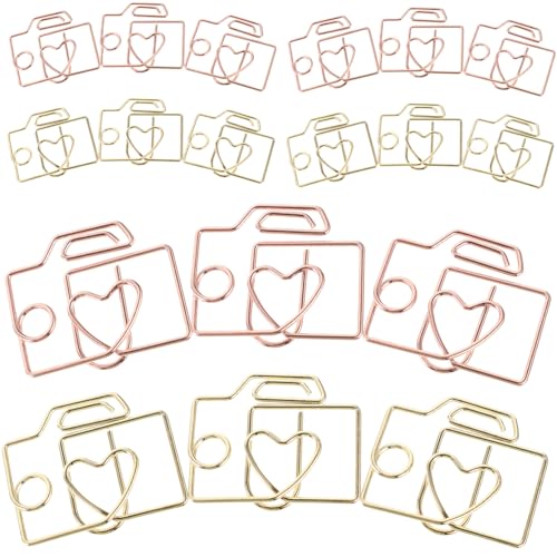 HIAKDOFT 20 Stück Teiliges Kleine Metallklammern Lackiert Stabile Kreative Büroklammern für Dokumente Scrapbooking Bastelprojekte Karten und Fotoalben Handliche Mini Dekoklammern HIAKDOFT 20 Stück Teiliges Kleine Metallklammern Lackiert Stabile Kreative Büroklammern für Dokumente Scrapbooking Bastelprojekte Karten und Fotoalben Handliche Mini Dekoklammern von HIAKDOFT