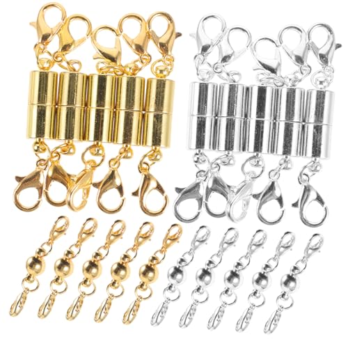 HIAKDOFT 20 Stück Teiliges Magnetisches Schmuckverschluss Metall Langlebige DIY Verschlüsse für Halsketten und Armbänder Einfache Montage für Schmuckherstellung und Reparatur HIAKDOFT 20 Stück Teiliges Magnetisches Schmuckverschluss Metall Langlebige DIY Verschlüsse für Halsketten und Armbänder Einfache Montage für Schmuckherstellung und Reparatur von HIAKDOFT