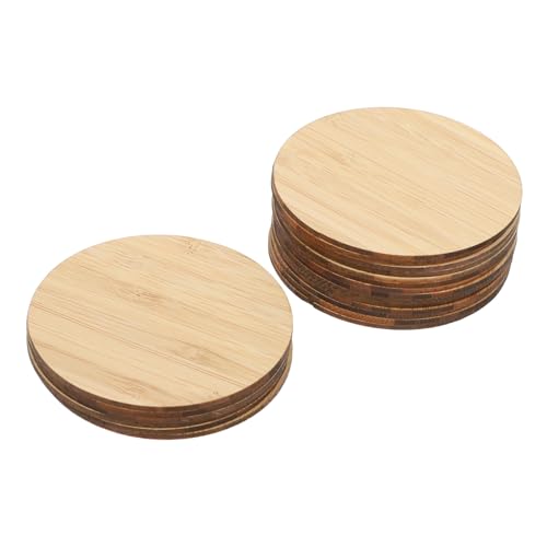 HIAKDOFT 20 Stück Teiliges Runde Bambusrohlinge Unvollendete DIY Holzscheiben Glatte Oberfläche Vielseitig für Anhänger Geschenketiketten Kinderspielzeug Bastelmaterial für Schule und HIAKDOFT 20 Stück Teiliges Runde Bambusrohlinge Unvollendete DIY Holzscheiben Glatte Oberfläche Vielseitig für Anhänger Geschenketiketten Kinderspielzeug Bastelmaterial für Schule und von HIAKDOFT