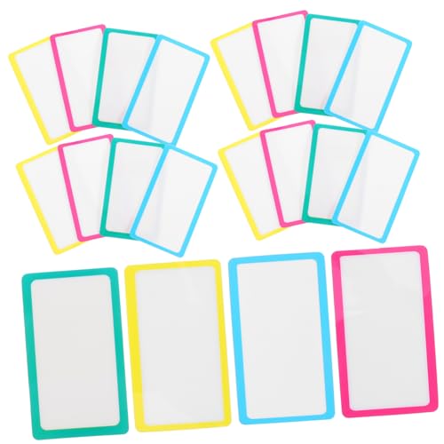 HIAKDOFT 20 Stück Teiliges Wiederverwendbare Trocken Abwischbare Klebeetiketten mit Buntem Rahmen Ablösbare Namensschilder für Schule Büro Küche und Aufbewahrung Beschriftbar und Leicht zu HIAKDOFT 20 Stück Teiliges Wiederverwendbare Trocken Abwischbare Klebeetiketten mit Buntem Rahmen Ablösbare Namensschilder für Schule Büro Küche und Aufbewahrung Beschriftbar und Leicht zu von HIAKDOFT