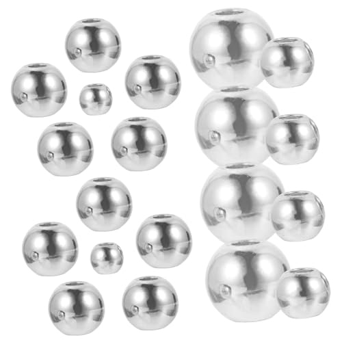 HIAKDOFT 200 Stück Kupfer Spacer Perlen Leichte DIY Schmuckperlen für Armband Halskettenherstellung Langlebige Metallzwischenperlen für Handwerkliches Basteln HIAKDOFT 200 Stück Kupfer Spacer Perlen Leichte DIY Schmuckperlen für Armband Halskettenherstellung Langlebige Metallzwischenperlen für Handwerkliches Basteln von HIAKDOFT