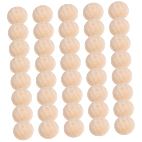 HIAKDOFT 200 Stück Natur Unfertige Halbe Holzkugeln Halbkreis Holzperlen DIY Bastelbedarf Schmuckherstellung Handgefertigte Dekorationen für Armbänder Federhalter und DIY Projekte HIAKDOFT 200 Stück Natur Unfertige Halbe Holzkugeln Halbkreis Holzperlen DIY Bastelbedarf Schmuckherstellung Handgefertigte Dekorationen für Armbänder Federhalter und DIY Projekte von HIAKDOFT