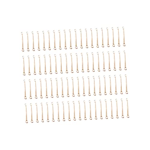 HIAKDOFT 200 Stück Ohrring Verbindungstäbe Gold DIY Ohrhänger Zubehör aus Langlebigem Leichtem Eisen für Damen Schmuckherstellung und HIAKDOFT 200 Stück Ohrring Verbindungstäbe Gold DIY Ohrhänger Zubehör aus Langlebigem Leichtem Eisen für Damen Schmuckherstellung und von HIAKDOFT