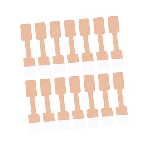 HIAKDOFT 200 Stück Selbstklebende Preisschilder aus Braunem Kraftpapier Blanko Schmuckanhänger für Ringe Halsketten Armbänder Ablösbar für Laden Büro und DIY Kennzeichnung HIAKDOFT 200 Stück Selbstklebende Preisschilder aus Braunem Kraftpapier Blanko Schmuckanhänger für Ringe Halsketten Armbänder Ablösbar für Laden Büro und DIY Kennzeichnung von HIAKDOFT