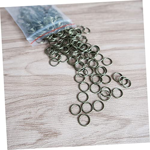 HIAKDOFT 200 Stück Teiliges Edelstahl Schlüsselringe Offene Sprungringe für Schmuck DIY Bastelringe Metallringe Vielseitig Verwendbar für Schlüssel Anhänger und Bastelprojekte von HIAKDOFT