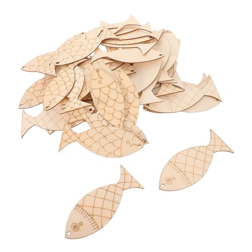 HIAKDOFT 200 Stück Teiliges Holzfisch Wanddekor mit Filigranem Hohldesign Bemalbar für Diy Bastelprojekte Küsten Dekoration Hängende Fische für Restaurant und Wohnräume HIAKDOFT 200 Stück Teiliges Holzfisch Wanddekor mit Filigranem Hohldesign Bemalbar für Diy Bastelprojekte Küsten Dekoration Hängende Fische für Restaurant und Wohnräume von HIAKDOFT