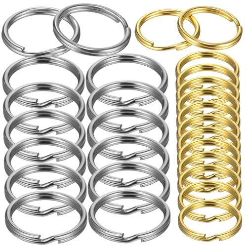 HIAKDOFT 200 Stück Teiliges Kleine Schlüsselringe aus Edelstahl und Kupfer Stabile Runde Spaltringe für Schlüsselorganisation DIY Basteln Vielseitige Metallringe Sicherer Verschluss HIAKDOFT 200 Stück Teiliges Kleine Schlüsselringe aus Edelstahl und Kupfer Stabile Runde Spaltringe für Schlüsselorganisation DIY Basteln Vielseitige Metallringe Sicherer Verschluss von HIAKDOFT