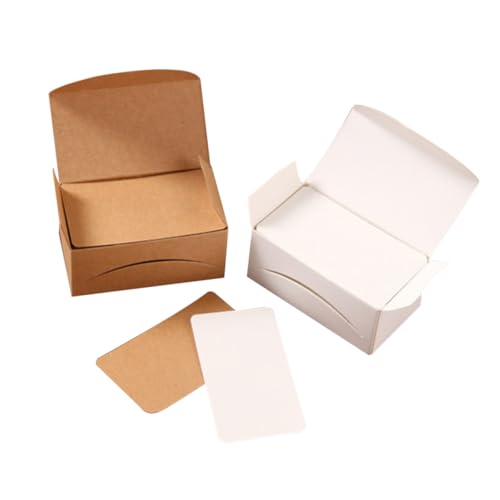 HIAKDOFT 200 Stück Teiliges Memo Pads Doppelseitige Leere DIY Karteikarten aus Kraftpapier in Weiß und Lederfarbe Vielseitig für Nachrichten Notizen Geschenkanhänger und Hochzeitswünsche HIAKDOFT 200 Stück Teiliges Memo Pads Doppelseitige Leere DIY Karteikarten aus Kraftpapier in Weiß und Lederfarbe Vielseitig für Nachrichten Notizen Geschenkanhänger und Hochzeitswünsche von HIAKDOFT