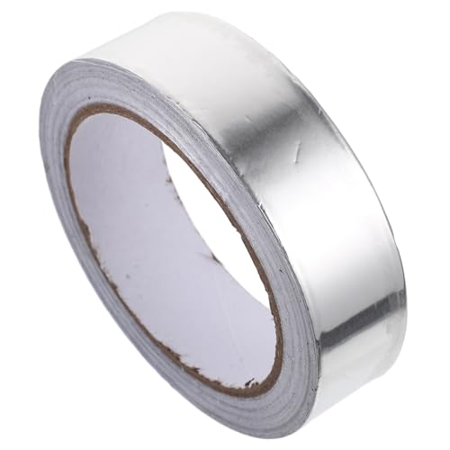 HIAKDOFT 20M Aluminiumband zur Isolierung Hochtemperaturbeständig Wasserdichtes Klebeband mit Leitendem für Bodenheizung Metalloberflächen Reparaturen von HIAKDOFT