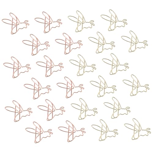 HIAKDOFT 24 Stück Teiliges Goldfarbene Metall büroklammern in Bienenform Kleine Praktische Aktenklammern aus Robustem Zinklegierungsmaterial Vielseitig für Dokumente Notizen Fotos und HIAKDOFT 24 Stück Teiliges Goldfarbene Metall büroklammern in Bienenform Kleine Praktische Aktenklammern aus Robustem Zinklegierungsmaterial Vielseitig für Dokumente Notizen Fotos und von HIAKDOFT