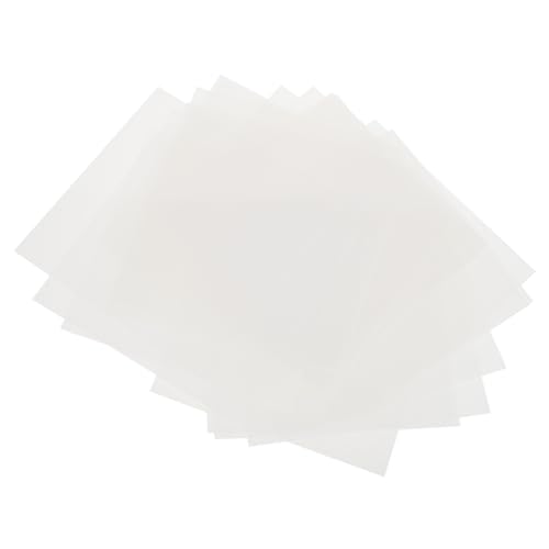 HIAKDOFT 24 Stück Teiliges Halbtransparente Pet Schablonenblätter Wiederverwendbar Präzise Schneidvorlage für Bastelmaschinen für Detailreiche DIY Stencil Designs von HIAKDOFT