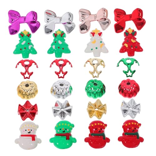 HIAKDOFT 24 Stück Teiliges Handbemaltes Weihnachts Perlen mit Kürbis und Schneemann Formen Bunte Abstandshalter für Diy Handyketten Armbänder Schlüsselanhänger Festliche Bastelideen HIAKDOFT 24 Stück Teiliges Handbemaltes Weihnachts Perlen mit Kürbis und Schneemann Formen Bunte Abstandshalter für Diy Handyketten Armbänder Schlüsselanhänger Festliche Bastelideen von HIAKDOFT