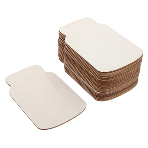 HIAKDOFT 24 Stück Teiliges Naturbelassene Holzscheiben im Mason Jar Design Blanko Holzornamente zum Basteln Diy Holzschilder für Kreative Wohnraumdekoration und Scrapbooking HIAKDOFT 24 Stück Teiliges Naturbelassene Holzscheiben im Mason Jar Design Blanko Holzornamente zum Basteln Diy Holzschilder für Kreative Wohnraumdekoration und Scrapbooking von HIAKDOFT