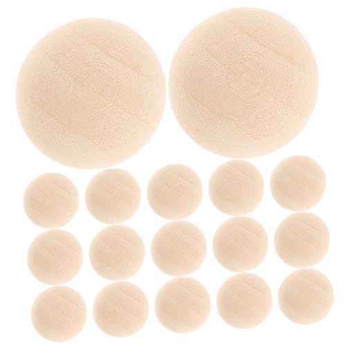 HIAKDOFT 24 Stück Teiliges Set Halbe Holzkugeln Naturbelassen zum Basteln DIY Handwerk Dekoration Holzperlen für Kreative Kunstprojekte HIAKDOFT 24 Stück Teiliges Set Halbe Holzkugeln Naturbelassen zum Basteln DIY Handwerk Dekoration Holzperlen für Kreative Kunstprojekte von HIAKDOFT