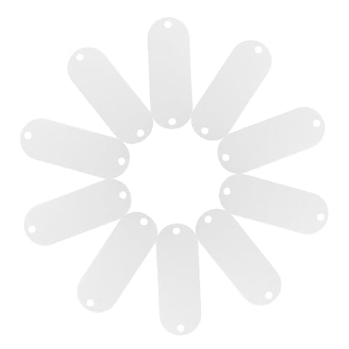 HIAKDOFT 25 Stück Teiliges Aluminium Metallanhänger zum Gravieren mit Zwei Löchern Leichte Robuste Blanko Etiketten für Schmuckherstellung Namensschilder Beschriftung und DIY Projekte HIAKDOFT 25 Stück Teiliges Aluminium Metallanhänger zum Gravieren mit Zwei Löchern Leichte Robuste Blanko Etiketten für Schmuckherstellung Namensschilder Beschriftung und DIY Projekte von HIAKDOFT