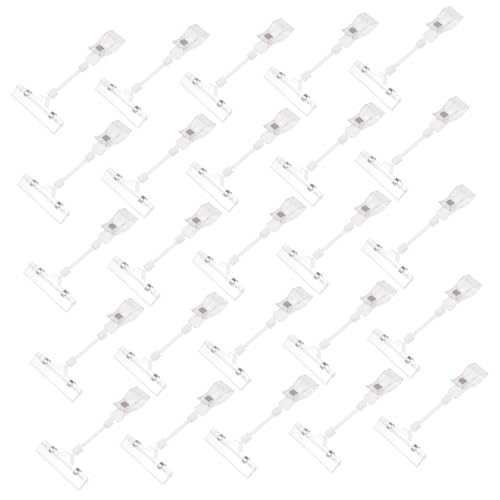 HIAKDOFT 25 Stück Teiliges Drehbarer Doppel etikettenhalter aus Transparentem Kunststoff Flexibel Rotierender Preisschildhalter für Laden Supermarkt Ausstellung und Werbezwecke HIAKDOFT 25 Stück Teiliges Drehbarer Doppel etikettenhalter aus Transparentem Kunststoff Flexibel Rotierender Preisschildhalter für Laden Supermarkt Ausstellung und Werbezwecke von HIAKDOFT