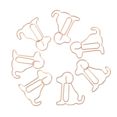 HIAKDOFT 25 Stück Teiliges Kreative Büroklammern in Hundedesign aus Robustem Metall Stilvolle Tierform Papierklammern für Büro und Schule Praktische und Dekorative Clips für Dokumente und HIAKDOFT 25 Stück Teiliges Kreative Büroklammern in Hundedesign aus Robustem Metall Stilvolle Tierform Papierklammern für Büro und Schule Praktische und Dekorative Clips für Dokumente und von HIAKDOFT