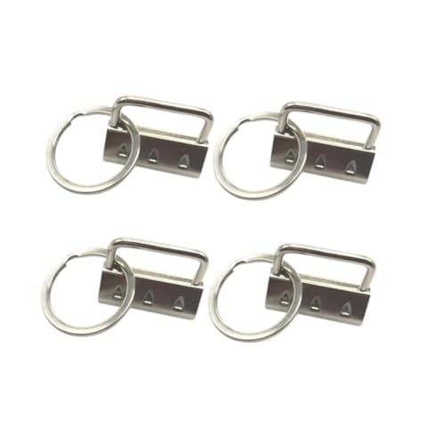 HIAKDOFT 25 Stück Teiliges Metall Schlüsselanhänger DIY Webband Verschluss Clip für Handgelenkschlaufe Koffer Zubehör Rostfrei Langlebig für Bänder Taschen Gürtel von HIAKDOFT