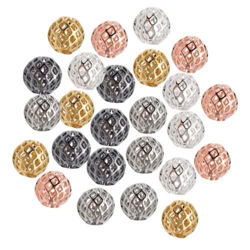 HIAKDOFT 25 Stück Teiliges Metallperlen DIY Schmuckperlen Kupferfarben für Armbänder Basteln Ohrringe Schlüsselanhänger Handarbeit Zubehör HIAKDOFT 25 Stück Teiliges Metallperlen DIY Schmuckperlen Kupferfarben für Armbänder Basteln Ohrringe Schlüsselanhänger Handarbeit Zubehör von HIAKDOFT