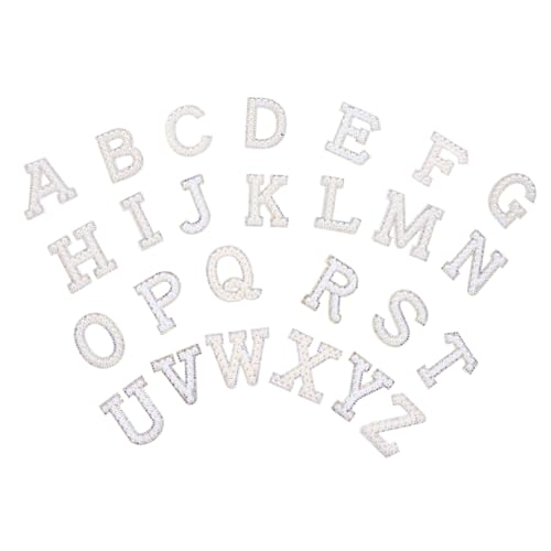 HIAKDOFT 26 Stück Teiliges Alphabet Bügelaufnäher mit Perlen und Strass Gestickte Buchstaben Patches zum Aufbügeln oder Aufnähen DIY Textil Applikationen für Kleidung Taschen Hüte Schuhe HIAKDOFT 26 Stück Teiliges Alphabet Bügelaufnäher mit Perlen und Strass Gestickte Buchstaben Patches zum Aufbügeln oder Aufnähen DIY Textil Applikationen für Kleidung Taschen Hüte Schuhe von HIAKDOFT