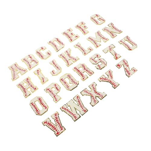 HIAKDOFT 26 Stück Teiliges Bügelbild Alphabet Patches mit Farbigen Goldrändern Bestickte Buchstaben Aufnäher zum Aufbügeln für DIY Kleidung Reparatur und Dekoration von Shirts Jeans von HIAKDOFT
