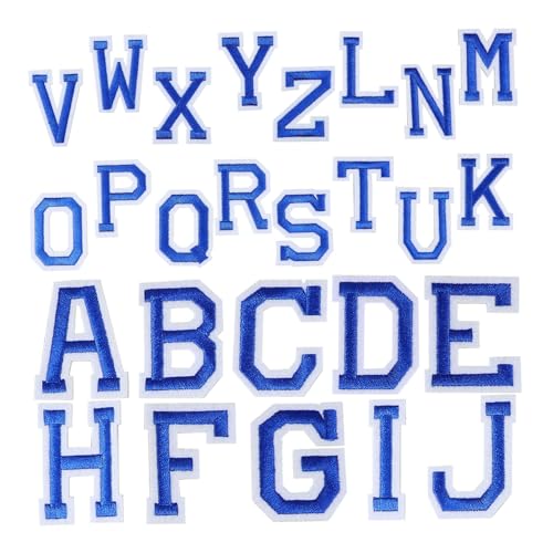 HIAKDOFT 26 Stück Teiliges Bügelflicken Bestickten Buchstaben in Dunkelblau Haltbare Polyester Applikationen zum Aufbügeln und Aufnähen für Kleidung Jeans Jacken Schuhe und DIY HIAKDOFT 26 Stück Teiliges Bügelflicken Bestickten Buchstaben in Dunkelblau Haltbare Polyester Applikationen zum Aufbügeln und Aufnähen für Kleidung Jeans Jacken Schuhe und DIY von HIAKDOFT