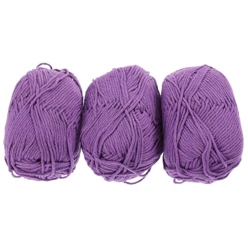 HIAKDOFT 3 Rollen Baumwollgarn zum Häkeln und Stricken Geschmeidiges Hautfreundliches Garn für DIY Handarbeiten pro Vielseitig für Kleidung Kissen Decken und Accessoires HIAKDOFT 3 Rollen Baumwollgarn zum Häkeln und Stricken Geschmeidiges Hautfreundliches Garn für DIY Handarbeiten pro Vielseitig für Kleidung Kissen Decken und Accessoires von HIAKDOFT
