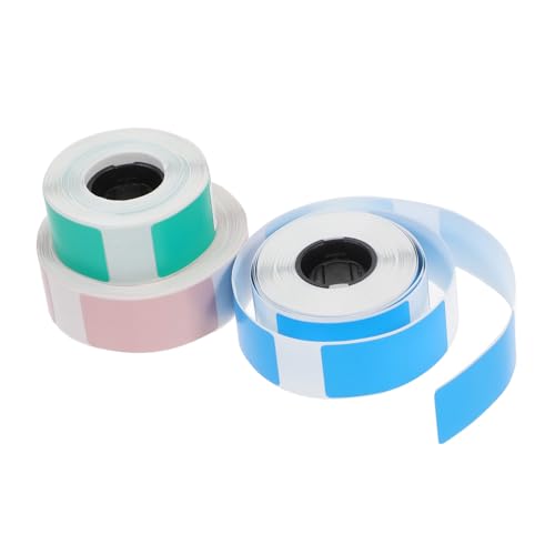 HIAKDOFT 3 Rollen Etiketten Selbstklebende Farbetiketten Grün Rosa Blau Für Barcode Labeling Lagerverwaltung Und Adressaufkleber Hohe Druckqualität Wasser Und Ölresistent von HIAKDOFT