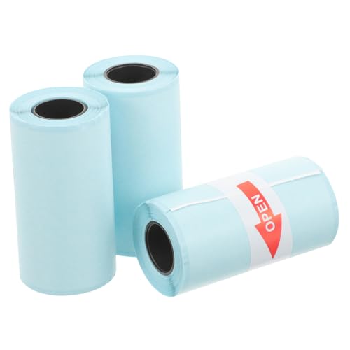HIAKDOFT 3 Rollen Selbstklebendes Thermopapier Etikettenband Weiß Langlebige Kratzfeste Klebeetiketten für Drucker zum Beschriften Organisieren und Korrigieren im Büro Schule Zuhause HIAKDOFT 3 Rollen Selbstklebendes Thermopapier Etikettenband Weiß Langlebige Kratzfeste Klebeetiketten für Drucker zum Beschriften Organisieren und Korrigieren im Büro Schule Zuhause von HIAKDOFT