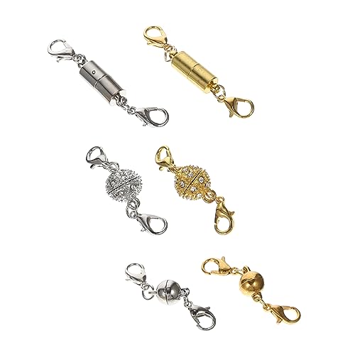 HIAKDOFT 3 Sätze Magnetische Schmuckverschlüsse Langlebige Halsketten Und Armbandverbinder Einfache Magnetische Verschlussclips Sicherer Diy Schmuckverbinder Für Geschenkideen 6 Paare * 3 HIAKDOFT 3 Sätze Magnetische Schmuckverschlüsse Langlebige Halsketten Und Armbandverbinder Einfache Magnetische Verschlussclips Sicherer Diy Schmuckverbinder Für Geschenkideen 6 Paare * 3 von HIAKDOFT