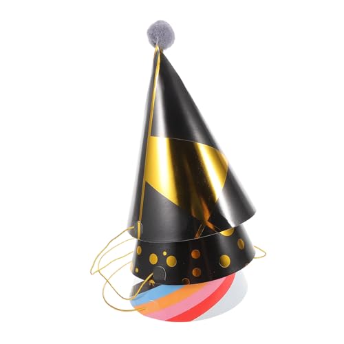 HIAKDOFT 3 Stück Geburtstagshut Mit Goldprägung Kappe Silvesterparty Zubehör Hüte Partyhüte Für 1/2 Geburtstagshut Neujahrshut Neuartiger Hut Winzige Geburtstagshüte Für HIAKDOFT 3 Stück Geburtstagshut Mit Goldprägung Kappe Silvesterparty Zubehör Hüte Partyhüte Für 1/2 Geburtstagshut Neujahrshut Neuartiger Hut Winzige Geburtstagshüte Für von HIAKDOFT