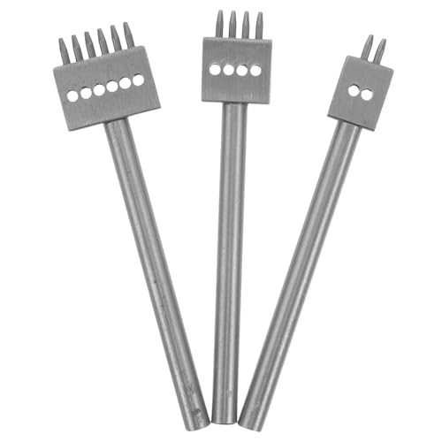 HIAKDOFT 3 Stück Leder Lochstanzer aus Robustem Metall Langlebiges Lederhandwerkswerkzeug für Präzises Basteln Stanzen und Nähen für DIY Lederarbeiten und Gürtellocher HIAKDOFT 3 Stück Leder Lochstanzer aus Robustem Metall Langlebiges Lederhandwerkswerkzeug für Präzises Basteln Stanzen und Nähen für DIY Lederarbeiten und Gürtellocher von HIAKDOFT