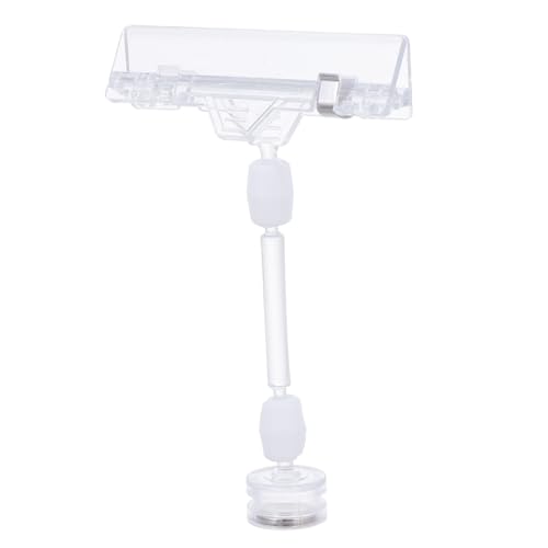 HIAKDOFT 3 Stück Magnetische Preisschildhalter Clips Transparente Starke Halter für Supermarkt Kleine Klammern für Preisschilder Vielseitig Einsetzbar für Laden Ausstellung Büro und Retail HIAKDOFT 3 Stück Magnetische Preisschildhalter Clips Transparente Starke Halter für Supermarkt Kleine Klammern für Preisschilder Vielseitig Einsetzbar für Laden Ausstellung Büro und Retail von HIAKDOFT