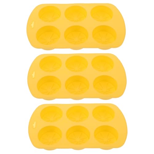 HIAKDOFT 3 Stück Silikonform Zitronenscheibenform Langlebig Wiederverwendbar DIY Kerzenform für Duftende Kerzen und Bastelarbeiten Leicht Kompakt Sicher Vielseitig für Wachs und Fondant HIAKDOFT 3 Stück Silikonform Zitronenscheibenform Langlebig Wiederverwendbar DIY Kerzenform für Duftende Kerzen und Bastelarbeiten Leicht Kompakt Sicher Vielseitig für Wachs und Fondant von HIAKDOFT