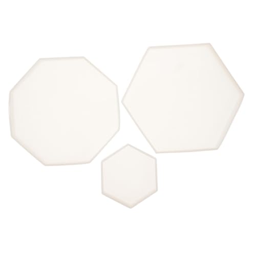 HIAKDOFT 3 Stück Teiliges Silikon Gießform Geometrisch für Epoxidharz Untersetzer und Tablett DIY Flexibel Langlebig für Heimdekoration und Bastelprojekte HIAKDOFT 3 Stück Teiliges Silikon Gießform Geometrisch für Epoxidharz Untersetzer und Tablett DIY Flexibel Langlebig für Heimdekoration und Bastelprojekte von HIAKDOFT