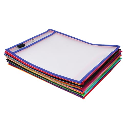 HIAKDOFT 30 Stück Schreib Und Wischtaschen Bürobedarf Durchsichtige Taschen Für Das Klassenzimmer Trocken Abwischbare Taschen Must Haves Für Das Klassenzimmer Zufällige Farbe HIAKDOFT 30 Stück Schreib Und Wischtaschen Bürobedarf Durchsichtige Taschen Für Das Klassenzimmer Trocken Abwischbare Taschen Must Haves Für Das Klassenzimmer Zufällige Farbe von HIAKDOFT
