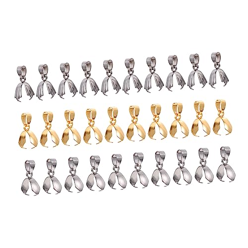 HIAKDOFT 30 Stück Teiliges Anhänger Verschlüsse Schmuckverbinder für Halsketten Armbänder DIY mit Großem für Perlen Charms und Vielseitig Einsetzbar HIAKDOFT 30 Stück Teiliges Anhänger Verschlüsse Schmuckverbinder für Halsketten Armbänder DIY mit Großem für Perlen Charms und Vielseitig Einsetzbar von HIAKDOFT