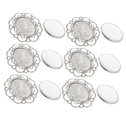 HIAKDOFT 30 Stück Teiliges Brooch Making aus Retro lünette aus Legierung mit Glas domes DIY Broschennadeln Basteln Vielseitige Broschen Basis für Individuelle Gravuren und HIAKDOFT 30 Stück Teiliges Brooch Making aus Retro lünette aus Legierung mit Glas domes DIY Broschennadeln Basteln Vielseitige Broschen Basis für Individuelle Gravuren und von HIAKDOFT